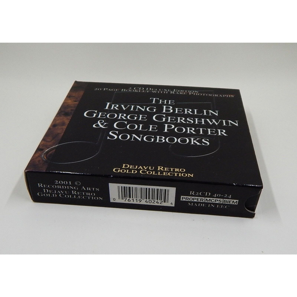 Irving Berlin, George Gershwin, Cole Porter Songbooks-Dejavu Retro Gold 2 CD set - Picture 9 of 11